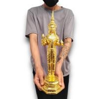 ราคา เจ้าพ่อหอกลอง ปิดทองพรีเมียม สวยมาก ขนาดงาน 5 นิ้ว สูง 14 นิ้ว เนื้อเรซิ่น (21193991877)
