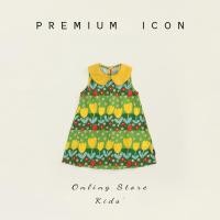 ราคา Hania kids พร้อมส่ง ชุดเดรสกระโปรงสีเขียว ลายดอกไม้ สไตล์เกาหลี ชุดเดรสสำหรับเด็ก พร้อมส่งในไทย K4124991 (22627523174)