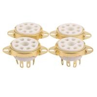 ราคา LA3P 4PC 8 Pin Ceramic Socket Tube Top Vacuum Octal Value For KT88 EL34 6V6 6650 274B (22151413819)