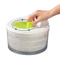 ราคา Household Vegetable Dehydrator Manual Water Salad Spinner Dryer Hand Kitchen Household Gadgets (22196193699)