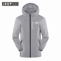 ราคา JEEP SPIRIT Camping Rain Jacket Men Women Waterproof Sun Protection Clothing Fishing Clothes Quick Dry Skin Windbreaker With Pocket (14645994906)