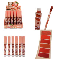 ราคา UPD 24แท่ง Karite Colors Peach Matte Liquid Lip ลิควิดลิปสติกแมทต์ สีพีช กันน้ำ ไม่หลุดลอกระหว่างวัน (21727361763)