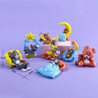 ราคา ตุ๊กตาทอมและเจอร์รี่แมวและหนูการ์ตูนกล่องทึบของเล่นของเล่นทำมือบนโต๊ะทอมและเจอร์รี่ Hiasan Mobil ในฝัน (22880624894)