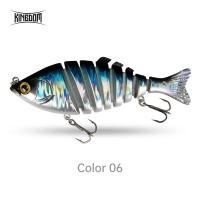 ราคา Kingdom เหยื่อตกปลาปลาเทราท์เบสปลาเทราท์ Multi Jointed Swimbaits ช้า Bionic ว่ายน้ำเหยื่อเบสน้ำจืดน้ำเค็มตกปลาตกปลาชุดเหยื่อตกปลาเหมือนจริง (7348140595)