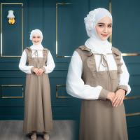 ราคา ชุดเดรสยาว เดรสมุสลิม เนื้อผ้าใส่สบายไม่ร้อน ดีเทลน่ารักๆ ชุดเดรสอิสลาม ชุดรายอ2024 แบบใหม่ คละเนื้อผ้า IM69 (21471636065)