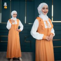 ราคา ชุดเดรสยาว เดรสมุสลิม เนื้อผ้าใส่สบายไม่ร้อน ดีเทลน่ารักๆ ชุดเดรสอิสลาม ชุดรายอ2024 แบบใหม่ คละเนื้อผ้า IM69 (21471636069)
