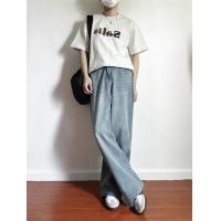 ราคา JEANS กางเกงยีนส์ขายาว ทรงกระบอกใหญ่ สีฟอกสนิม รหัส กางเกงยีนส์ขายาวผู้ชาย กางเกงทรงกระบอก สไตล์วินเทจ (22882173001)