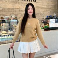 ราคา SpinnyHouse เสื้อกันหนาว สเวตเตอร์ไหมพรม สาวอวบใส่ได้ ปักโบว์น่ารัก ผ้ายืดเยอะมาก ผ้านิ่มใส่สบาย รุ่น สเวตเตอร์ปักโบว์ (22964361052)