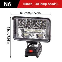 ราคา AGBBG Makita ไฟทำงาน LED แบตเตอรี่ Li ion 18V ขนาด3 4นิ้วไฟฉายฉุกเฉินแบบพกพาโคมไฟตั้งแคมป์ (22493072340)