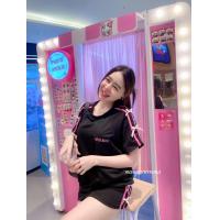 ราคา Set miu miuเสื้อยืดงานปักMiu กระโปรงมีซับกางเกงมีกระเป๋าข้าง (21833255518)