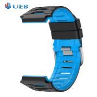 ราคา สายรัดข้อมือนาฬิกาซิลิโคนสำหรับเล่นกีฬานิ่มปรับได้สำหรับ920XT Garmin Forerunner (21444851104)