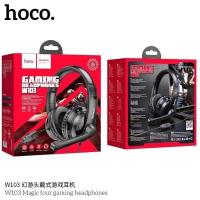 ราคา Hoco W103 Gaming Headphones หูฟังครอบหู มีไมค์ ฟังเพลงได้ คุยโทรศัพท์ได้ สำหรับเล่นเกมส์ (21151500096)