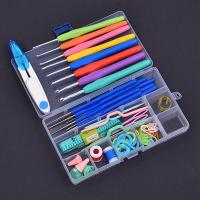 ราคา โครเชต์ชุดมือถักเครื่องมือนุ่มจับอลูมิเนียมโครเชต์เสื้อกันหนาวเข็มชุดถักหัตถกรรมกล่อง (22941965446)