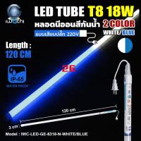 ราคา หลอดไฟ LED หลอดนีออนสี หลอดไฟงานวัด ขั้วกันน้ำ 18W พร้อมปลั๊กเสียบ IWACHI 18 วัตต์ ไฟงานแต่ง ไฟงานบวช ไฟประดับ หลอดไฟ นีออน หลอดT8 ไฟสี (7640203726)