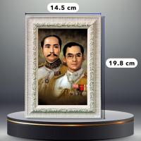 ราคา กรอบรูปมงคล ร 5 คู่ ร 9 ตั้งได้แขวนได้พร้อมส่ง (21506249115)