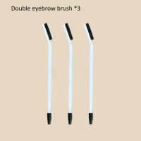 ราคา แปรงปัดขนตาชุดแปรงแต่งหน้าหวีคิ้วแปรงสำหรับแต่งหน้าสองหัวสำหรับคิ้วตาตัวต่อขนตามืออาชีพเครื่องมือแต่งหน้า (21931151078)