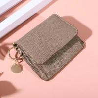 ราคา กระเป๋าสตางค์ใบสั้น กระเป๋าพับสีทึบแบบพับได้ กระเป๋าสตางค์หนัง PU แฟชั่นแบบสั้นผู้หญิง (22542113724)