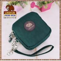 ราคา รุ่นใหม่ กระเป๋าใส่บัตรใส่เหรียญ ทรงสี่เหลี่ยม 2ช่องซิป KB 9926 (22218710495)