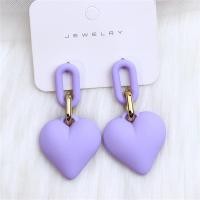ราคา Retro Acrylic Earrings Exquisite Gift Earrings Simple Sweet Earrings Retro Dangle Earrings Acrylic Heart Earrings (21301144653)