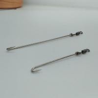 ราคา ตะขอเบ็ดยาวทำจากคาร์บอนสูงตะขอปลาไหลหมุนได้มีแหวนทรงเลข8ตะขอเกี่ยวหมุนได้สายโซ่ตกปลามีก้านตะขอปลาไหล (21700278006)