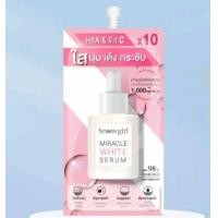 ราคา 1ซอง สโนว์เกิร์ล มิราเคิล ไวท์ ซีรั่ม Snowgirl Miracle White Serum (21838532817)