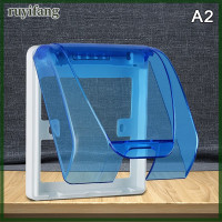 ราคา ruyifang 1ชิ้นเต้ารับกลางแจ้งชนิด86กล่องกันน้ำที่ครอบปลั๊กไฟฟ้าที่กันฝนสำหรับชาร์จไฟที่ครอบสวิตช์ (22492789648)