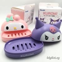 ราคา ღ Sanrio กล่องสบู่3d การ์ตูน My Melody Kuromi ที่วางสบู่ที่วางสบู่กันน้ำที่วางสบู่ที่วางสบู่ของขวัญกล่องเก็บแบบพกพา (22202857991)