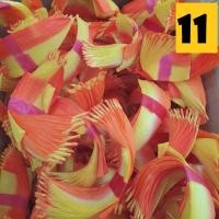 ราคา กลีบกระทงเปลือกข้าวโพด กลีบกระทง กลีบดอกบัว กระดาษคละสี 1 มัดมี 20 กลีบ (23020704410)