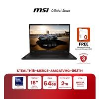 ราคา MSI NOTEBOOK STEALTH 16 MERCEAMG A1VHG 062TH 18 UHD Intel Core Ultra 9 185H NVIDIA GeForce RTX 4080 64GB 32GBX2 DDR5 2TB NVMe PCIe SSD Windows 11 Home Microsoft Office Home Student 2021 โน้ตบุ๊ก Pre O