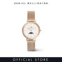 ราคา 2 years warranty Daniel Wellington Petite Lune 32mm Melrose Rose Gold White Moonphase Dial Women Watch stainless steel moonhphase watch DW Official Authentic Original นาฬิกา ผู้หญิง (22671145041)