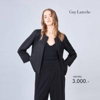 ราคา Guy Laroche Light jacket Airy คอกลม แขนยาว สีดำ GBAWBL (22958356948)