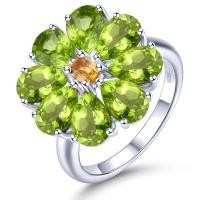 ราคา Lohaspie เครื่องประดับ6 6กะรัตจริงแหวนเงิน925แหวนเงินประดับทับทิมท้องฟ้าสีฟ้าธรรมชาติหินซิตรินของแท้แหวนแฟชั่นสำหรับผู้หญิงแหวนแหวนเงินเครื่องประดับแหวนเงินประดับทับทิมสีฟ้า (21230352061)