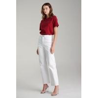 ราคา Mc jeans กางเกงยีนส์ผู้หญิง ขาตรง ทรงสเตรท STRAIGHT สีขาว MFWZ211 (22370732191)