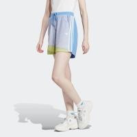 ราคา adidas Lifestyle adidas Originals x Moomin 3 Stripes Shorts Women Blue IB9946 (22439629552)