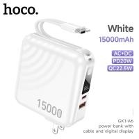 ราคา แบตสำรอง HOCO A6 Power Bank 15000mAh PD20W 22 5W ชาร์จเร็ว Fast Charging พร้อมสายชาร์จในตัว (22519913054)