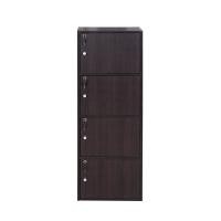 ราคา ตู้ล็อคเกอร์ 4ชั้น ชั้นวางของแบบมีกุญแจ ตู้ไม้กุญแจ ตู้กุญแจ มีหลายสี ลูกค้าต้องประกอบเอง (22274675242)