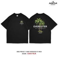 ราคา Everester เสื้อยืดผู้ชาย t shirt for men เสื้อคอฟิต Oversize Cotton เสื้อผ้าผู้ชาย Osaka Plam EXP (22036133537)