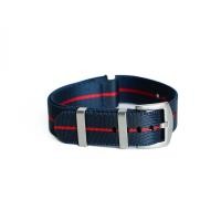 ราคา สายนาฬิกา สายนาโต้ Nato Strap คุณภาพดี สายหนา บัคเคิ้ลแข็งแรง ขอบไม่รุ่ย 20mm 22mm V01 (21405168022)