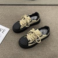 ราคา รองเท้าสำหรับผู้หญิงเกาหลี ulzzang รุ่นใหม่กีฬารองเท้า INS แฟชั่นอเนกประสงค์สบายสบายๆพื้นหนานักเรียนรองเท้าผ้าใบดูสูงรองเท้าลำลอง (22957930552)