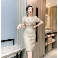 ราคา 2024 ใหม่ ผู้หญิง หางปลาสั้น ชุดราตรี ประกาย ชุดเดรสออกงานกลางคืน โฮสต์ปาร์ตี้ เดรส เรียบหรู สไตล์เลดี้สําหรับงานเลี้ยงและงานปาร์ตี้ (17454213010)