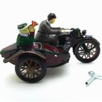 ราคา Classic Toy ของเล่นโบราณ ของเล่นสังกะสี ไขลาน MS 804 รถจักรยานยนต์สามล้อ (21986129921)