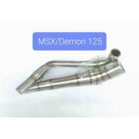 ราคา คอท่อแต่ง สแตนเลส สำหรับ R15MslazCB150CBR150MSXDemonGSXAeroxNmaxMT 15ZX25PCX150 คอ 2 นิ้ว (20994771380)