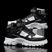 ราคา เท่น์สุดๆ รองเท้าผ้าใบหุ้มข้อ รองเท้าผ้าใบแฟชั่นชาย รองเท้าหุ้มข้อ (21788953614)