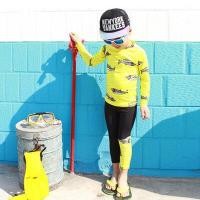 ราคา ชุดว่ายน้ำทูพีชกันแดดสำหรับเด็กสไตล์เกาหลีกางเกงแขนยาวสำหรับเด็กหญิงและเด็กชายเด็กเล็กเด็กโตปานกลางชุดว่ายน้ำไซส์ใหญ่สำหรับนักเรียน (22403648912)