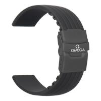 ราคา ยางซิลิโคนทดแทนสายนาฬิกา Omega สายคล้อง 20 มม สําหรับ Speedmaster Professional New Sea Horse 300 Series (16746613636)
