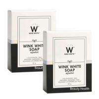 ราคา 2 ก้อน สบู่วิ้งค์ไวท์ Wink White Soap 80 กรัม ก้อน สบู่ขาว สบู่ทำความสะอาดผิวกาย สบู่Winkwhite BC ผิวพรรณ (21413369661)