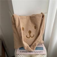 ราคา น่ารัก Lamb Fur Plush ฤดูใบไม้ร่วง ฤดูหนาว กระเป๋าโท้ตความจุขนาดใหญ่ การ์ตูน กระเป๋าสะพายข้างไหล่เดี่ยว ผู้หญิง กระเป๋า สไตล์เกาหลี นุ่ม โพลีเอสเตอร์ (22714975537)
