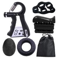 ราคา เครื่องบริหารมือ ที่บริหารมือข้อมือ บริหารนิ้วมือ แฮนด์กริ๊ป Hand Exerciser อุปกรณ์บริหารมือ ปรับได้ 5 60KG Hand Grip (22517285811)