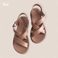 ราคา ส่งเร็วพิเศษ รองเท้าแตะรัดส้นยางนิ่มสายสาน (16594635653)