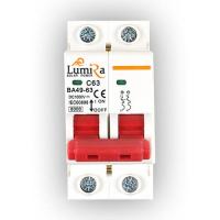 ราคา Lumira เบรกเกอร์ไฟ DC 2P Breaker 1000V Lumira รุ่น MCB C25 C32 C63 DC1000V (20568356057)